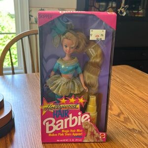 RARE Hollywood Hair Barbie, Skipper Doll, Vintage 1992 Mattel #2309